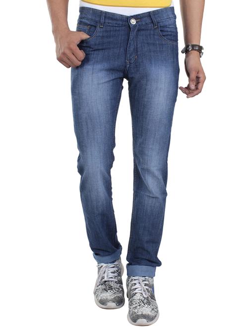 blue cotton denim jeans - 10429455 - Very Small Image - 1