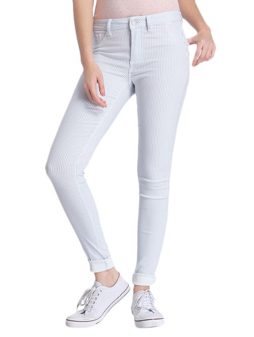 blue and white striped jeans - 10430140 - Very Small Image - 1