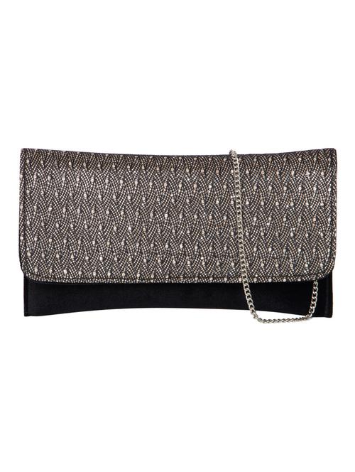 black velvet clutch - 10431878 - Very Small Image - 1