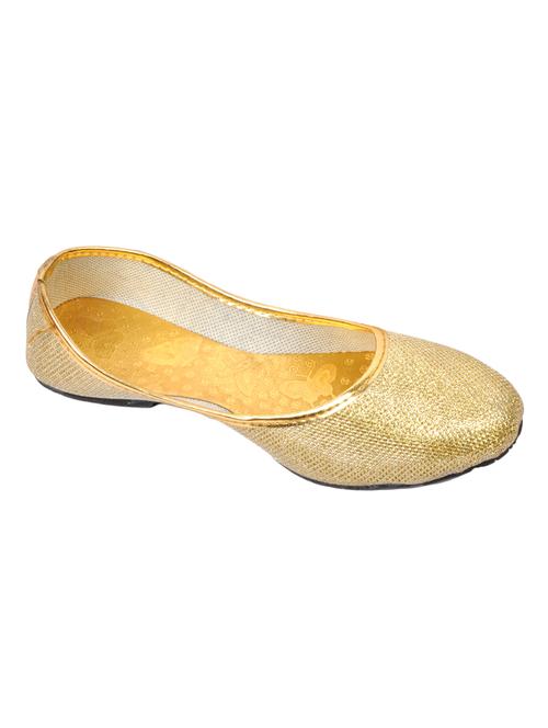 gold leatherette mojari - 10433293 - Very Small Image - 1