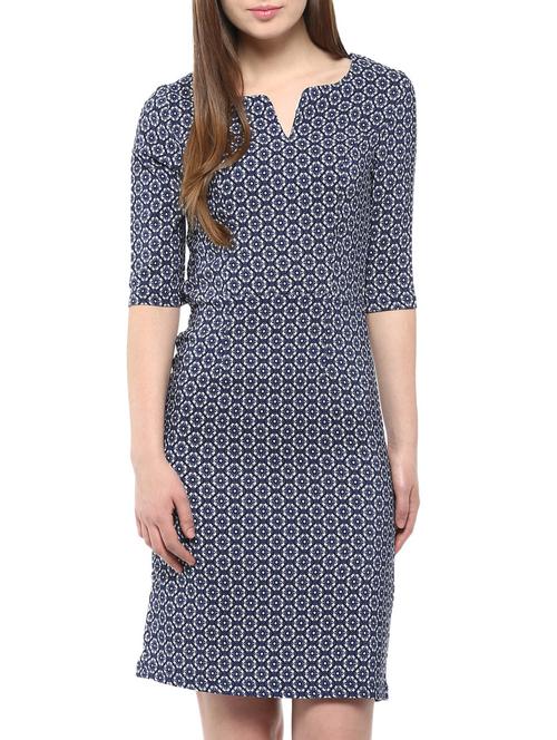 harpa blue blended midi dress - 10438413 - Very Small Image - 1