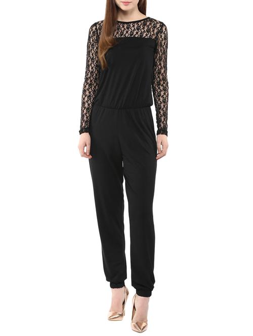 harpa black viscose spandex jumpsuit - 10438416 - Very Small Image - 1