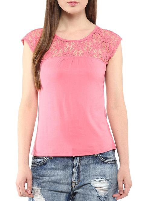 harpa pink viscose spandex top - 10438424 - Very Small Image - 1