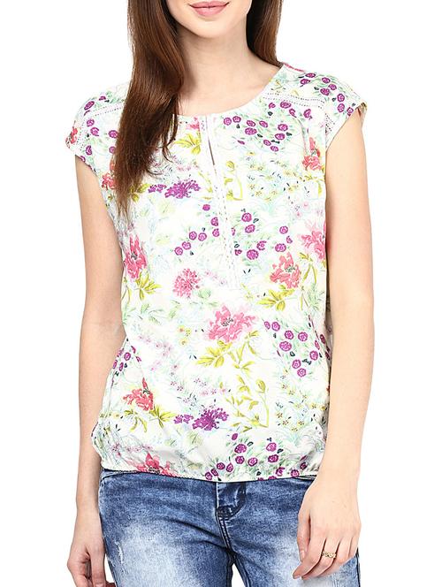 harpa green rayon top - 10438430 - Very Small Image - 1
