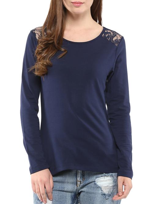 harpa navy cotton spandex top - 10438440 - Very Small Image - 1