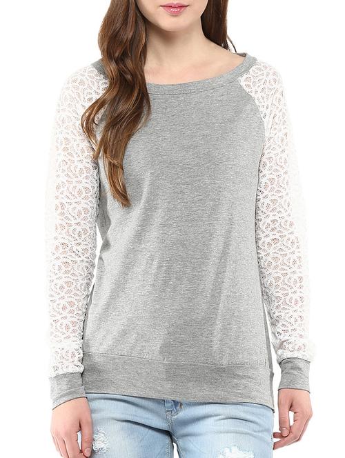 harpa grey cotton spandex top - 10438450 - Very Small Image - 1