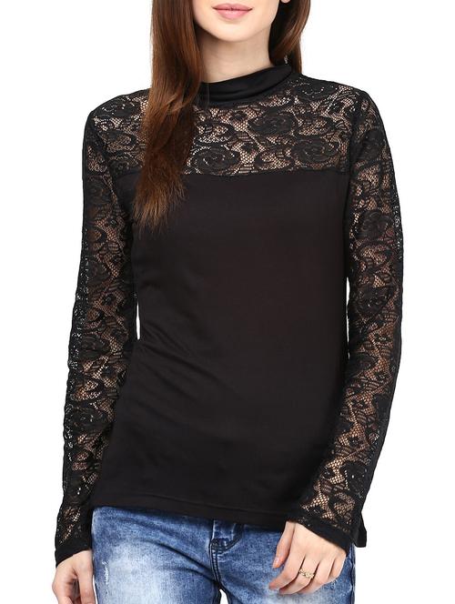 harpa black viscose spandex top - 10438451 - Very Small Image - 1