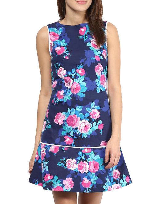 harpa navy cotton dress - 10438470 - Very Small Image - 1