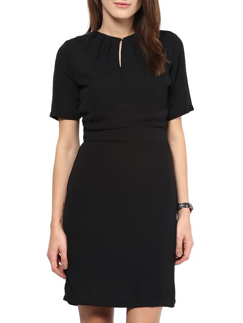 harpa black crepe dress - 10438479 - Very Small Image - 1