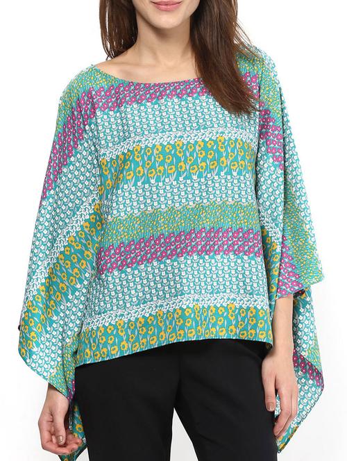 harpa green crepe top - 10438500 - Very Small Image - 1
