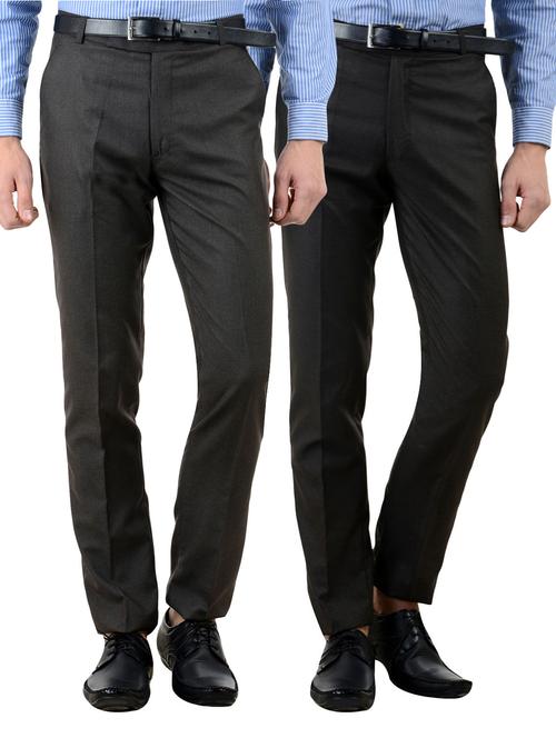 multi cotton trouser - 10439583 - Very Small Image - 1