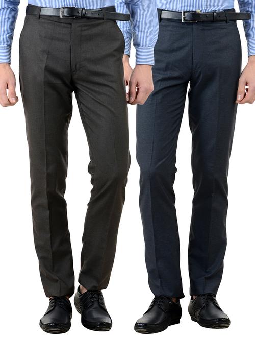 multi cotton trouser - 10439584 - Very Small Image - 1