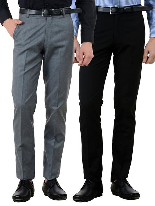multi cotton trouser - 10439657 - Very Small Image - 1