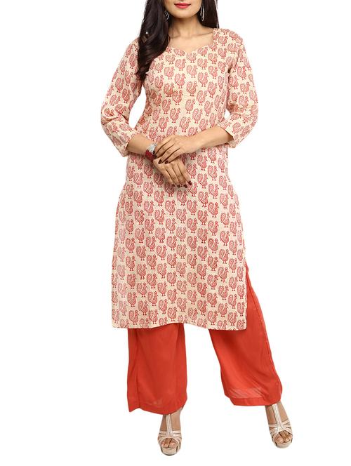 khaki khadi kurta - 10442852 - Very Small Image - 1