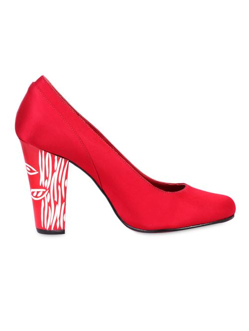 red satin pumps - 1045113 - Very Small Image - 1