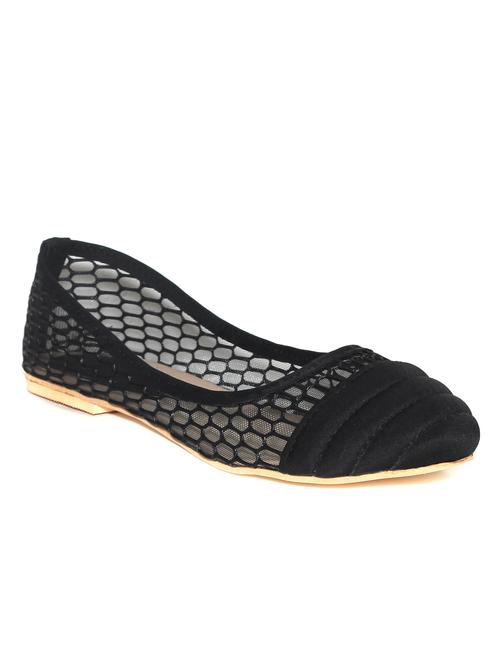 black leatherette ballerina - 10451154 - Very Small Image - 1