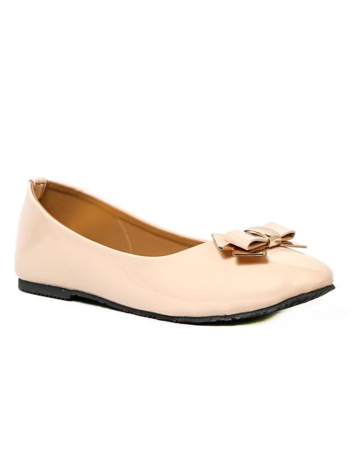 cream leatherette ballerina - 10451176 - Very Small Image - 1