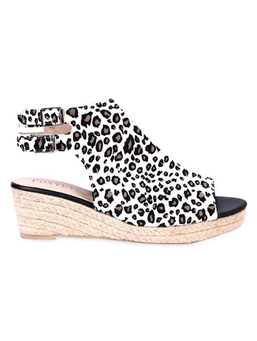 monochrome peep-toe wedges - 1045174 - Very Small Image - 1
