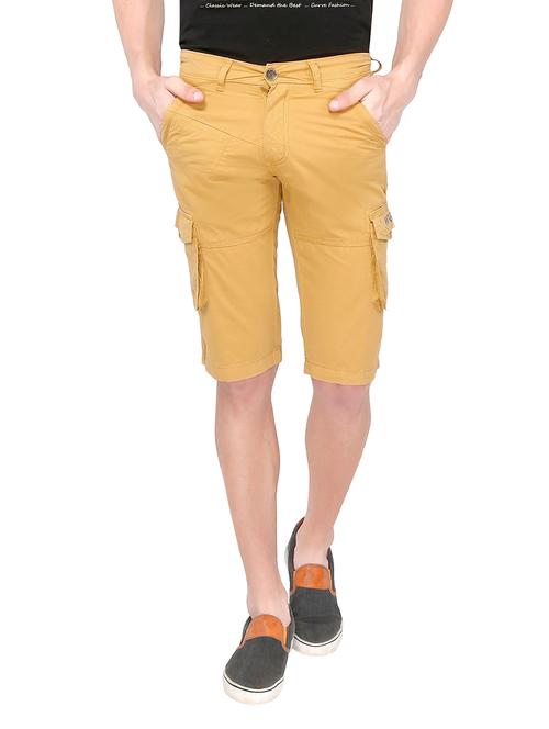 yellow cotton shorts - 10452622 - Very Small Image - 1
