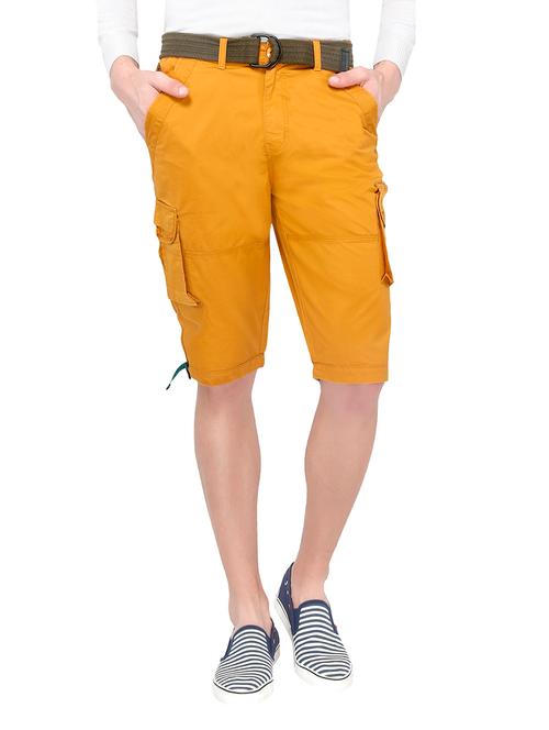 yellow cotton shorts - 10452630 - Very Small Image - 1