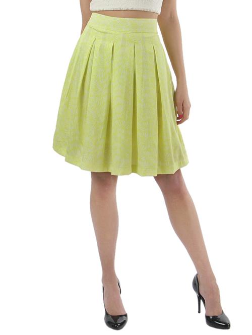 yellow polyester skirts - 10461003 - Very Small Image - 1