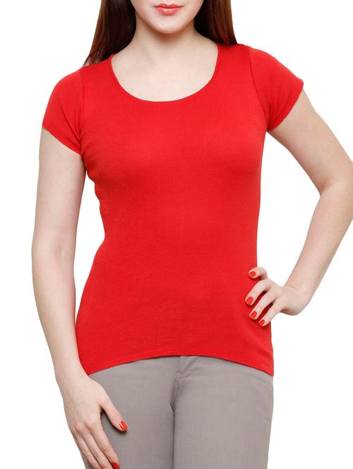red poly cotton top - 10466899 - Very Small Image - 1
