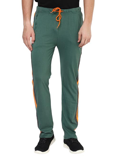 green cotton track pant - 10471503 - Very Small Image - 1