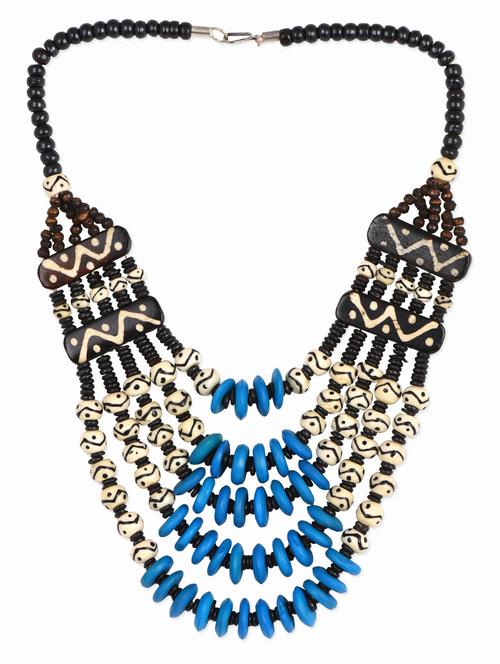 beaded multi layer neck piece - 1047377 - Very Small Image - 1