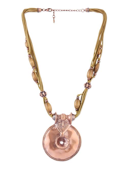brown alloy necklace - 10475837 - Very Small Image - 1