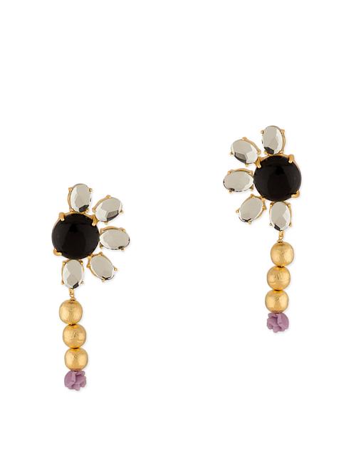 gold silver earring - 10476206 - Very Small Image - 1
