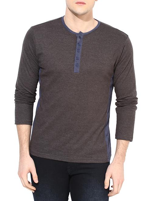 grey cotton tshirt - 10486371 - Very Small Image - 1