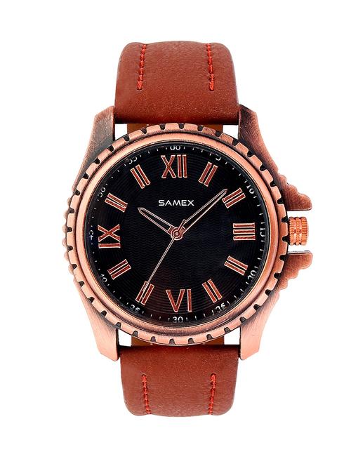 samex designer dial men's watch - 10487831 - Very Small Image - 1