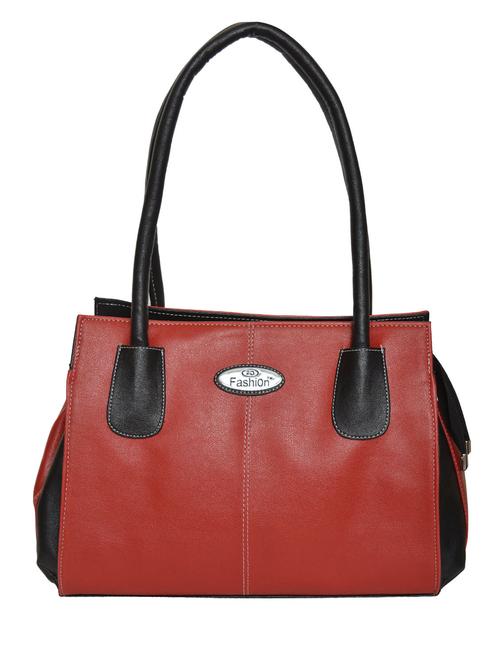 red , black leatherette sling bag - 10493191 - Very Small Image - 1
