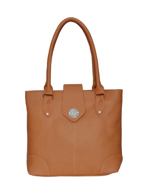 brown leatherette handbag - 10493312 - Very Small Image - 1