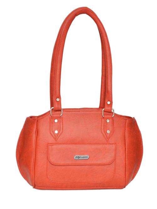 red leatherette handbag - 10493350 - Very Small Image - 1