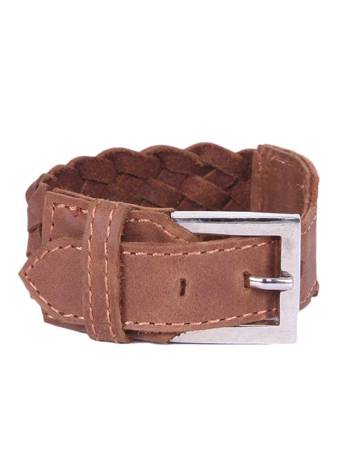 tan colored, leather bracelet - 10495735 - Very Small Image - 1