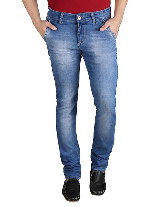 light blue cotton jeans - 10496942 - Very Small Image - 1