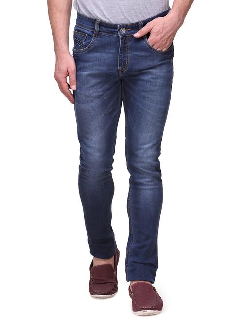 blue denim washed jeans - 10496977 - Very Small Image - 1
