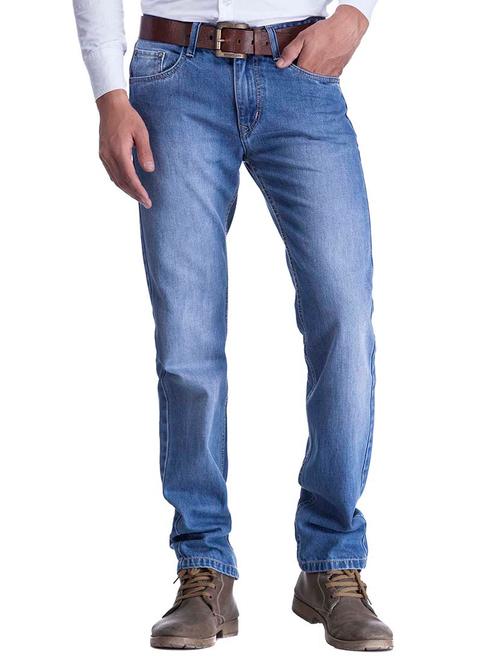light blue cotton jeans - 10497012 - Very Small Image - 1
