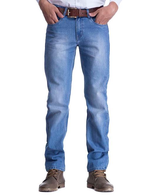 light blue cotton jeans - 10497013 - Very Small Image - 1