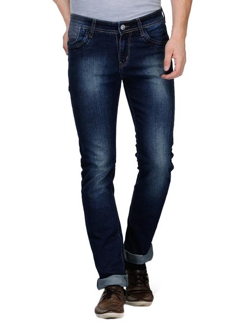 blue denim washed jeans - 10497039 - Very Small Image - 1