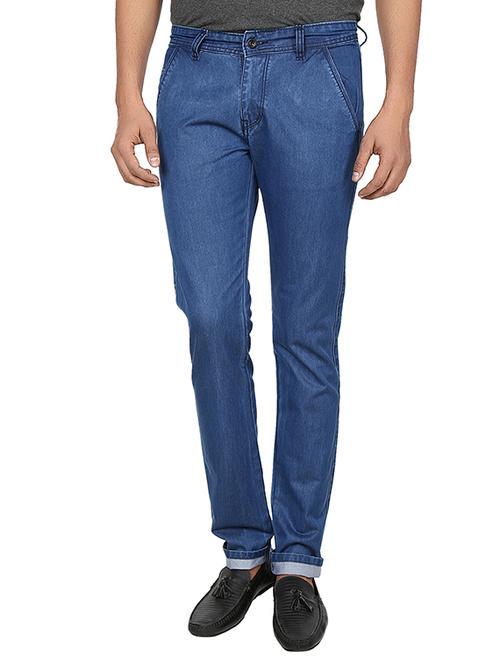 blue denim plain jeans - 10497055 - Very Small Image - 1