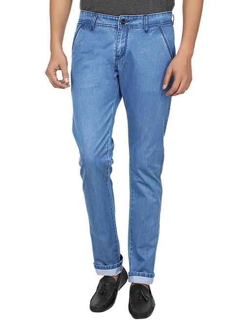 light blue cotton jeans - 10497056 - Very Small Image - 1