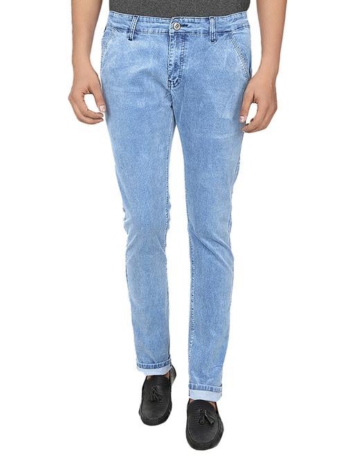 light blue denim plain jeans - 10497071 - Very Small Image - 1