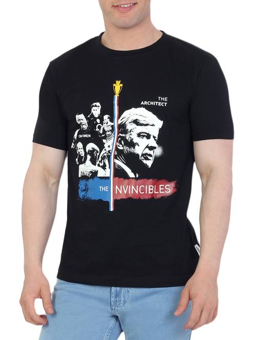 eetee black cotton t shirts - 10498439 - Very Small Image - 1