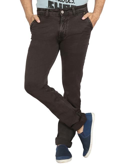 dark brown denim jeans - 10501277 - Very Small Image - 1