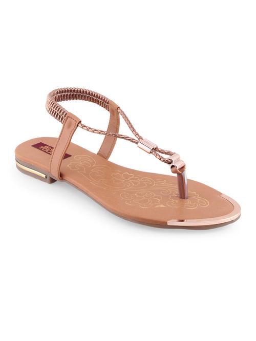 metallic bacsktrap sandals - 10502904 - Very Small Image - 1