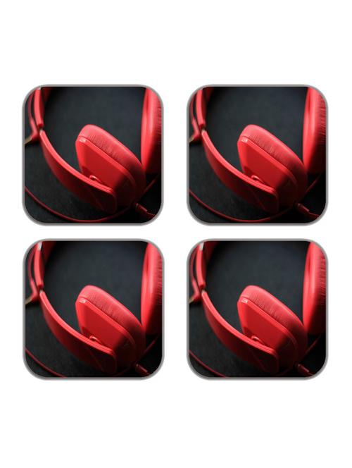 headphones refrigerator magnets-set of 4 - 10505318 - Very Small Image - 1