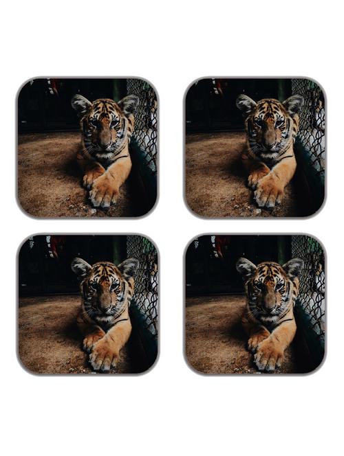 caged tiger refrigerator magnets-set of 4 - 10505373 - Very Small Image - 1