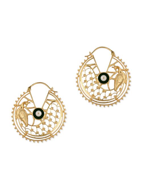 multi colored brass earring - 10506071 - Very Small Image - 1